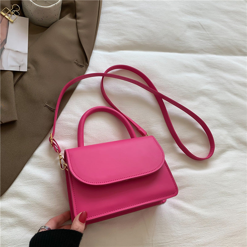 Sac à bandoulière simple, polyvalent et décontracté avec rabat