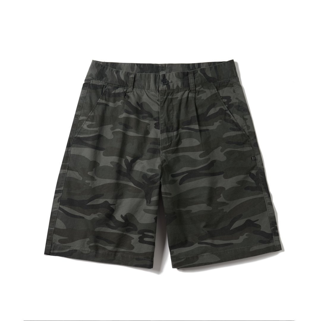 Short casual pour homme, droit et large, passe-partout