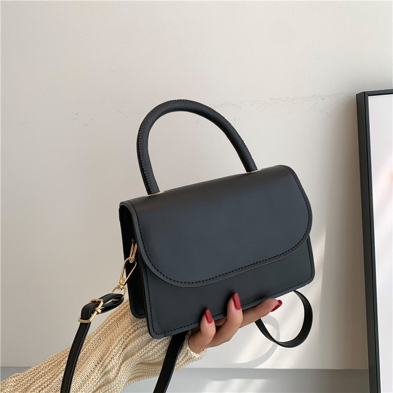 Sac à bandoulière simple, polyvalent et décontracté avec rabat