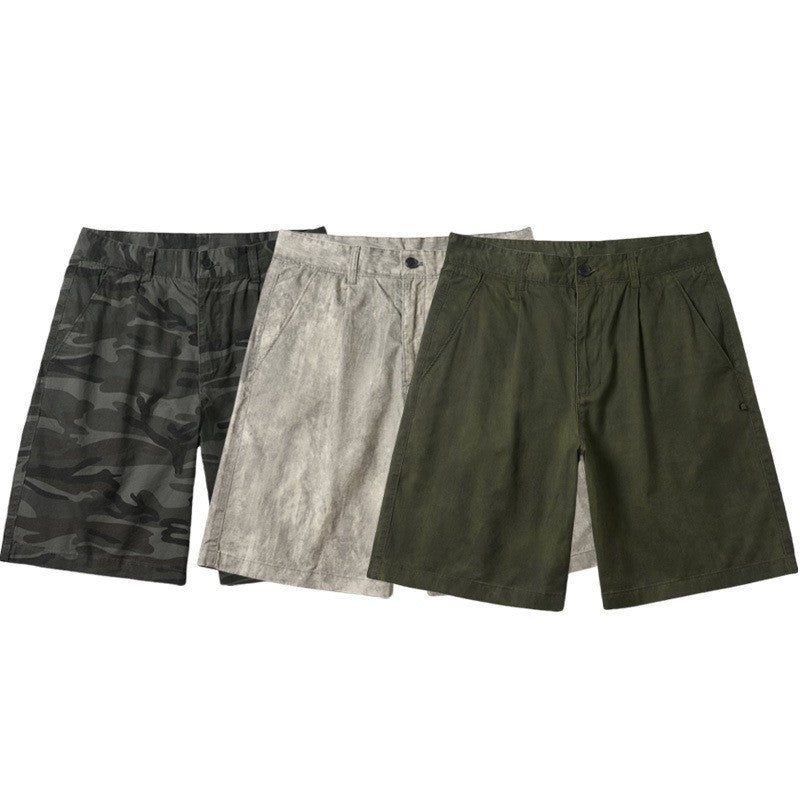 Short casual pour homme, droit et large, passe-partout
