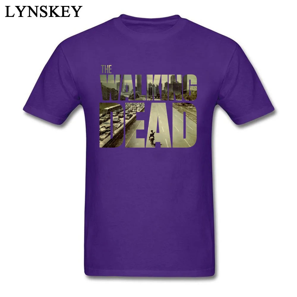 T-shirt The Walking Dead Funky – Homme, manches courtes, 100% coton, personnalisé – Style boyfriend cool, coloris noir