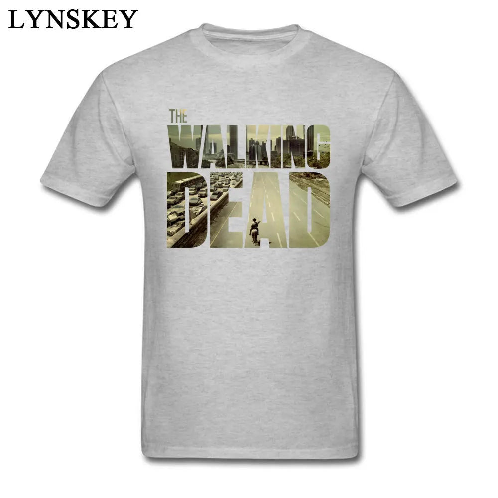 T-shirt The Walking Dead Funky – Homme, manches courtes, 100% coton, personnalisé – Style boyfriend cool, coloris noir