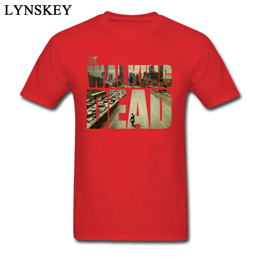 T-shirt The Walking Dead Funky – Homme, manches courtes, 100% coton, personnalisé – Style boyfriend cool, coloris noir