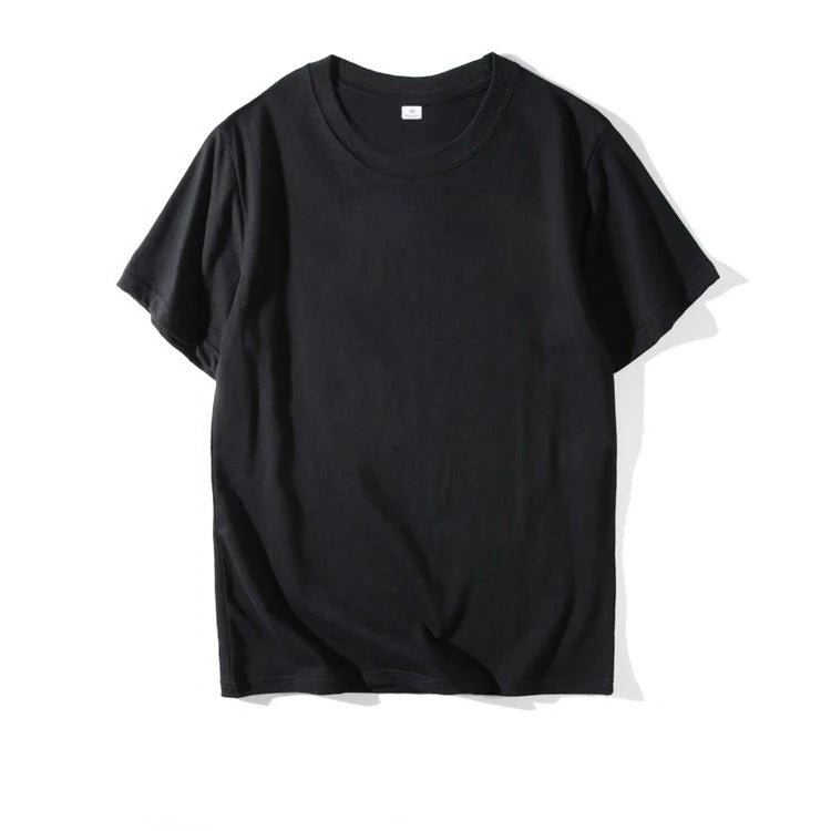 T-shirt unisexe 2025 personnalisé – Impression de LOGO sur mesure pour homme, style Harajuku, couleur unie avec texte ou photos – Publicité vestimentaire en coton pur