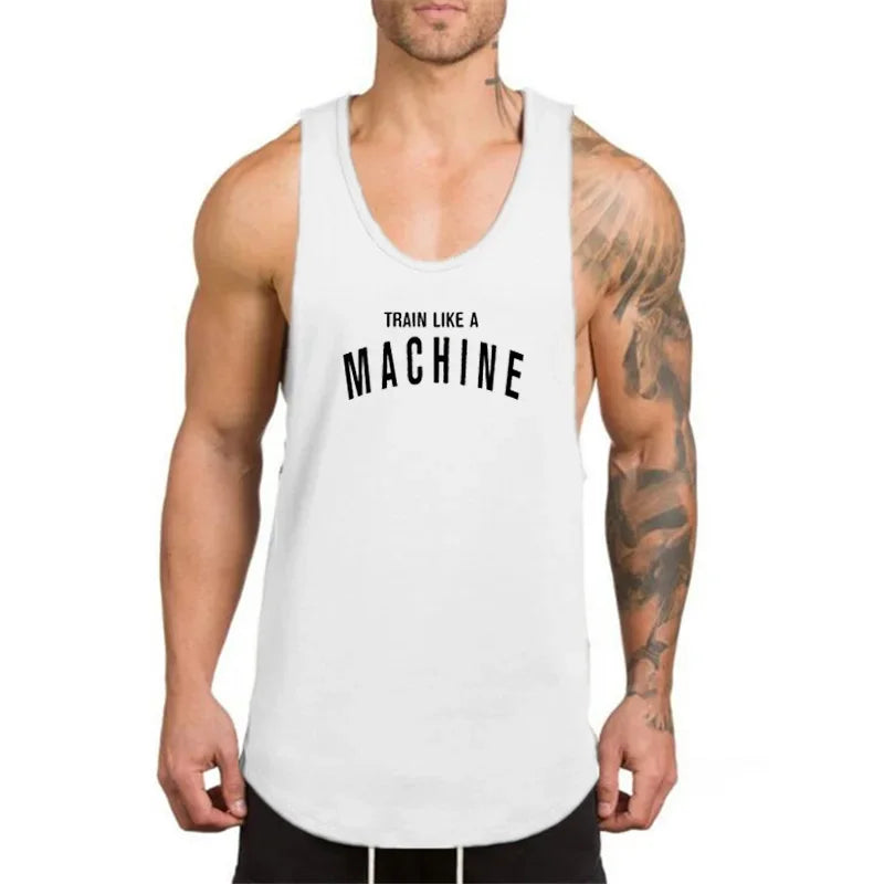Marque vêtements de sport homme – Débardeur stringer bodybuilding et fitness – Haut d’entraînement musclé