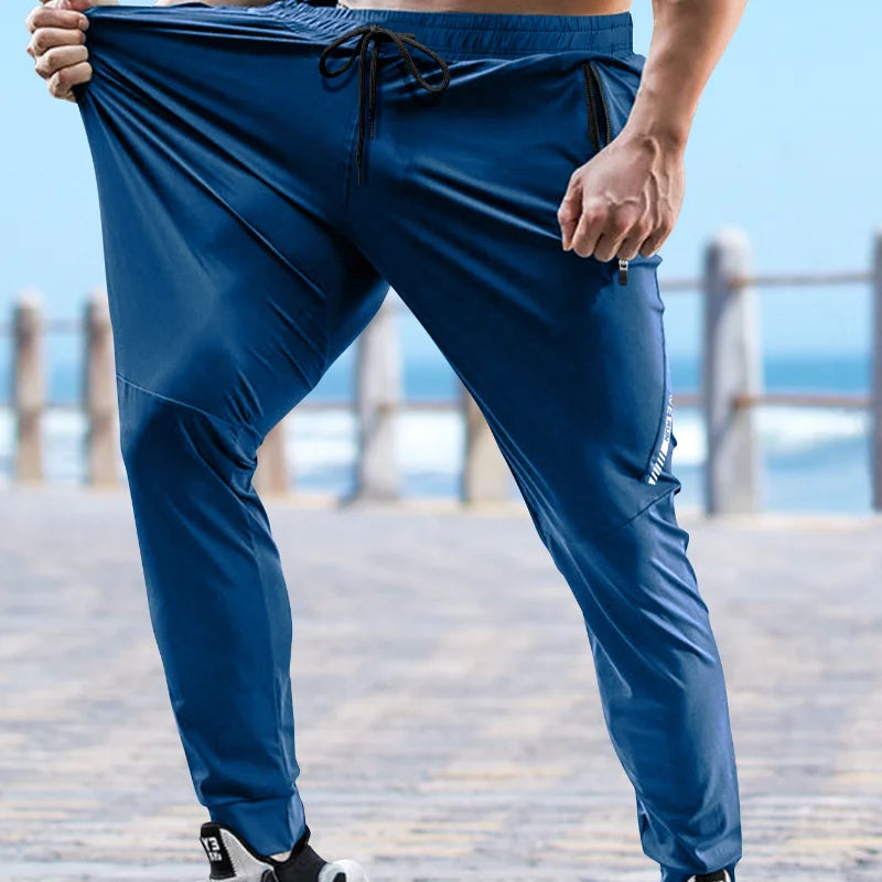 Pantalon de sport homme – Pantalon de jogging neuf été – Vêtements homme tendance – Marque mode décontractée – Survêtement homme – Pantalon à séchage rapide – Jogging confortable