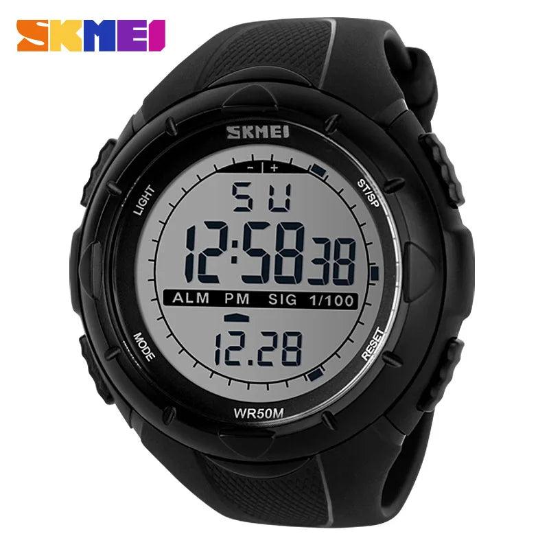 Montre militaire SKMEI pour homme – Style simple & robuste – Étanche, antichoc, avec alarme – Idéale pour le sport et l’aventure