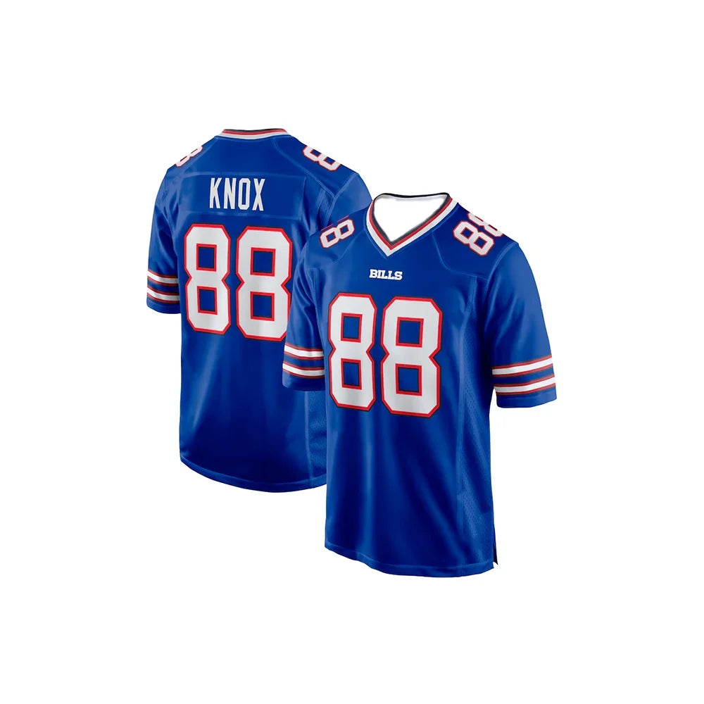 Maillot de football Buffalo 2024-2025 – T-shirt d'entraînement sportif type rugby – Allen #17 – Respirant à manches courtes