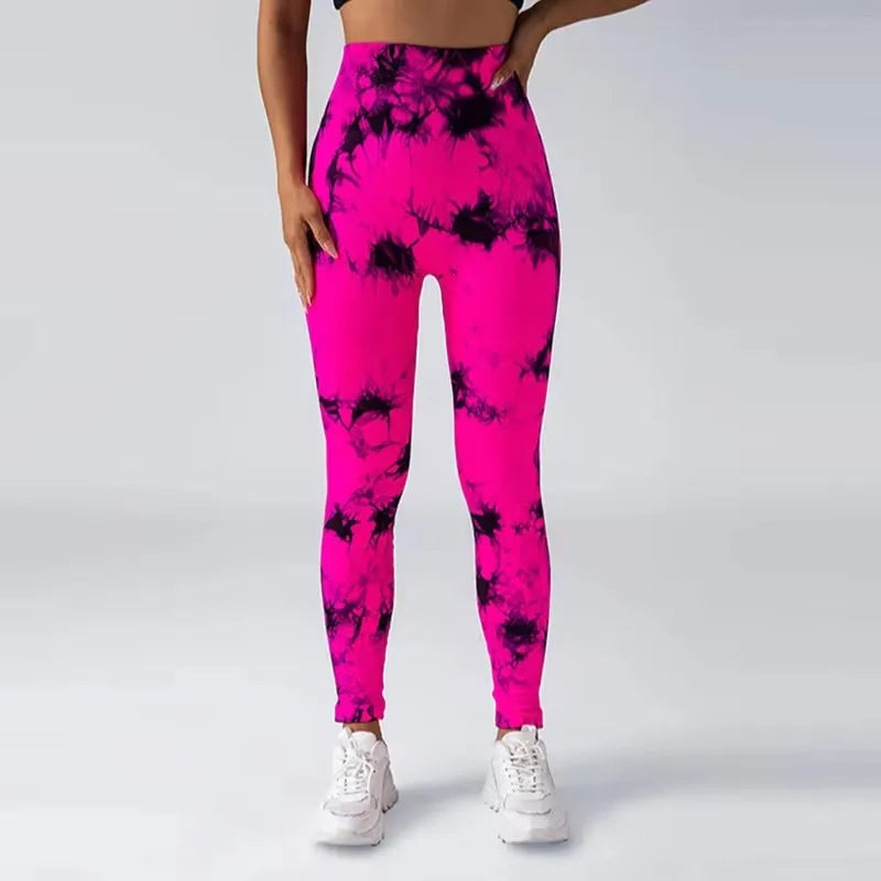 Legging Yoga Femme Taille Haute Seamless avec Effet Push-Up – Collants Fitness Longueur Cheville