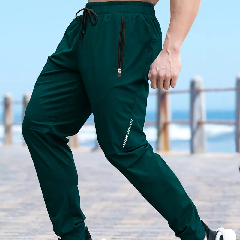 Pantalon de sport homme – Pantalon de jogging neuf été – Vêtements homme tendance – Marque mode décontractée – Survêtement homme – Pantalon à séchage rapide – Jogging confortable