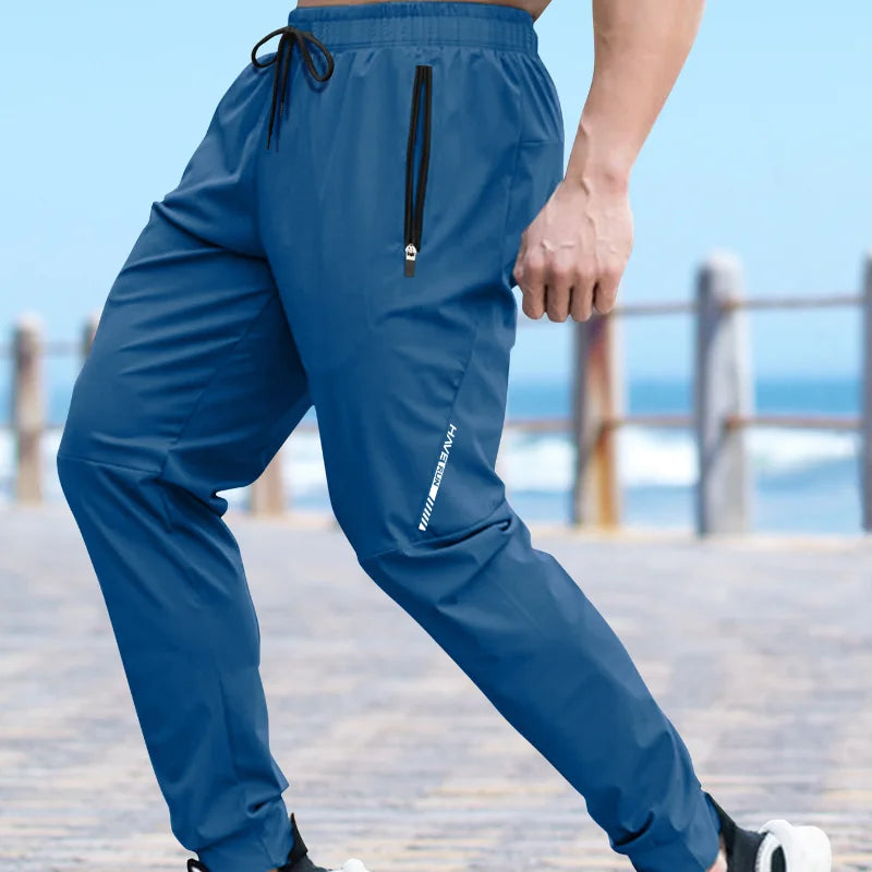 Pantalon de sport homme – Pantalon de jogging neuf été – Vêtements homme tendance – Marque mode décontractée – Survêtement homme – Pantalon à séchage rapide – Jogging confortable