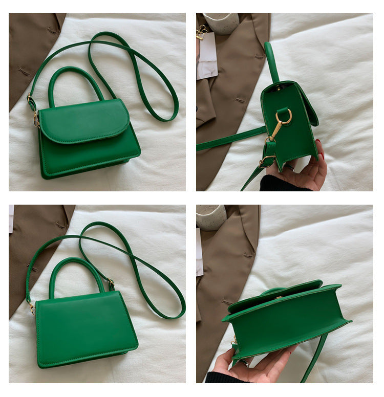 Sac à bandoulière simple, polyvalent et décontracté avec rabat