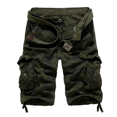 Short cargo homme camouflage loose 2025 – Short militaire cool d’été, style cargo décontracté
