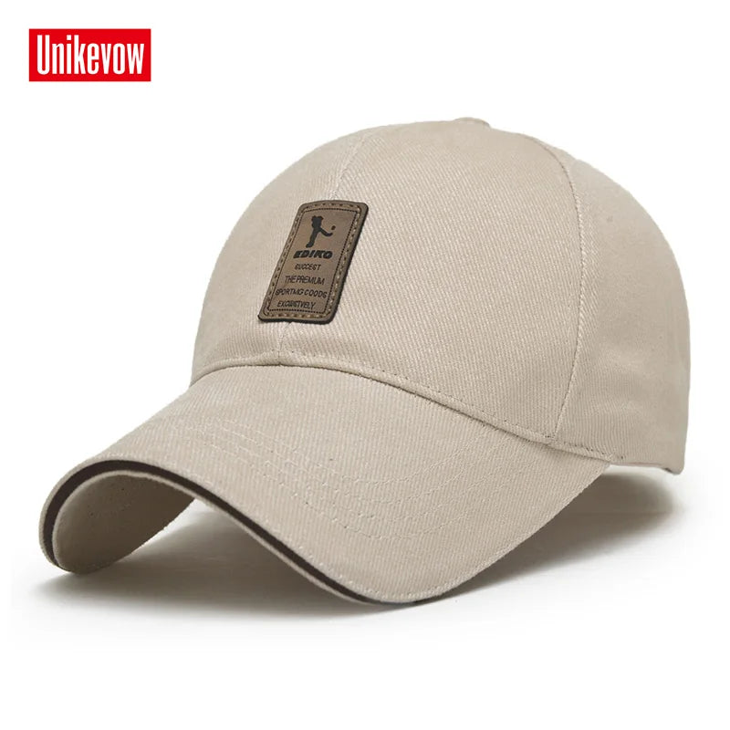 Casquette de baseball ajustable pour homme – Casquette décontractée unie – Mode snapback pour l'été et l'automne – 1 pièce