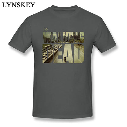 T-shirt The Walking Dead Funky – Homme, manches courtes, 100% coton, personnalisé – Style boyfriend cool, coloris noir