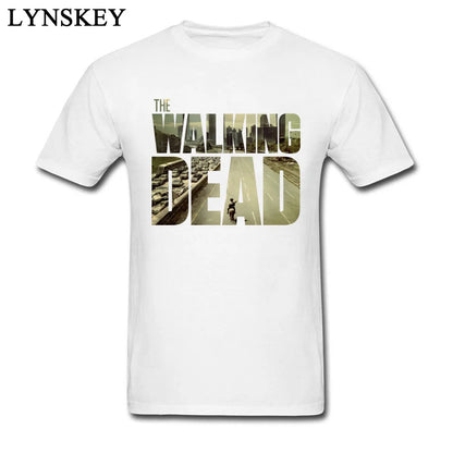 T-shirt The Walking Dead Funky – Homme, manches courtes, 100% coton, personnalisé – Style boyfriend cool, coloris noir