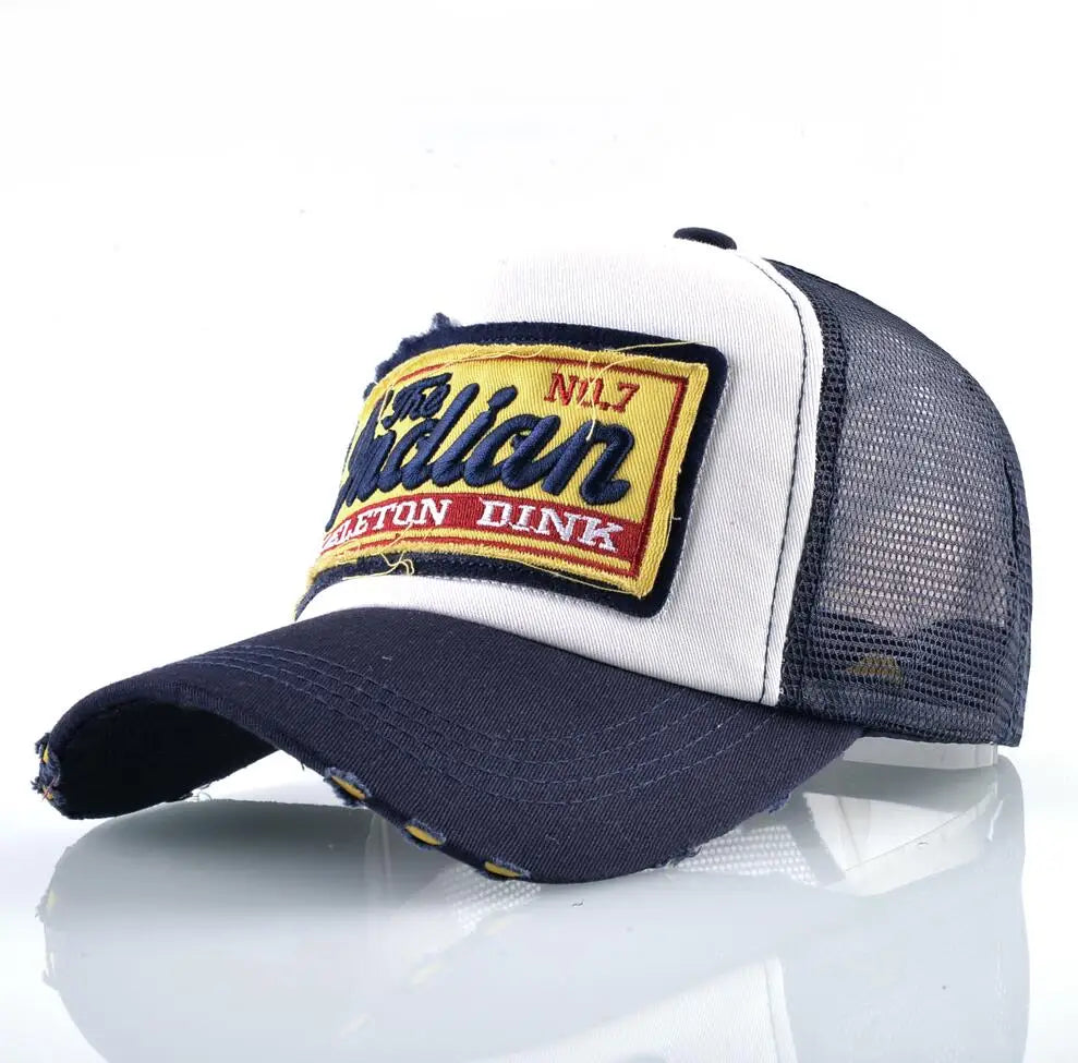Casquette Unisexe Style Baseball – Broderie Lettrée & Maille Respirante