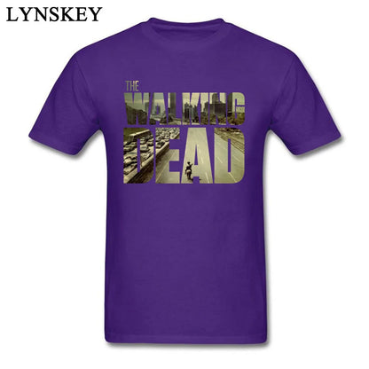 T-shirt The Walking Dead Funky – Homme, manches courtes, 100% coton, personnalisé – Style boyfriend cool, coloris noir