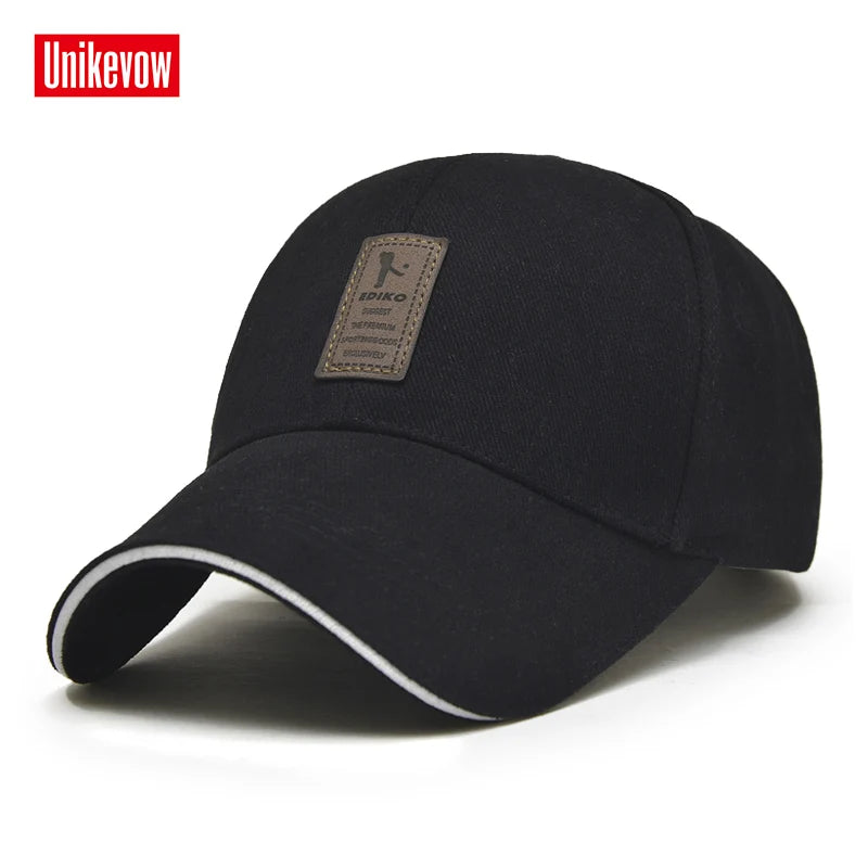 Casquette de baseball ajustable pour homme – Casquette décontractée unie – Mode snapback pour l'été et l'automne – 1 pièce