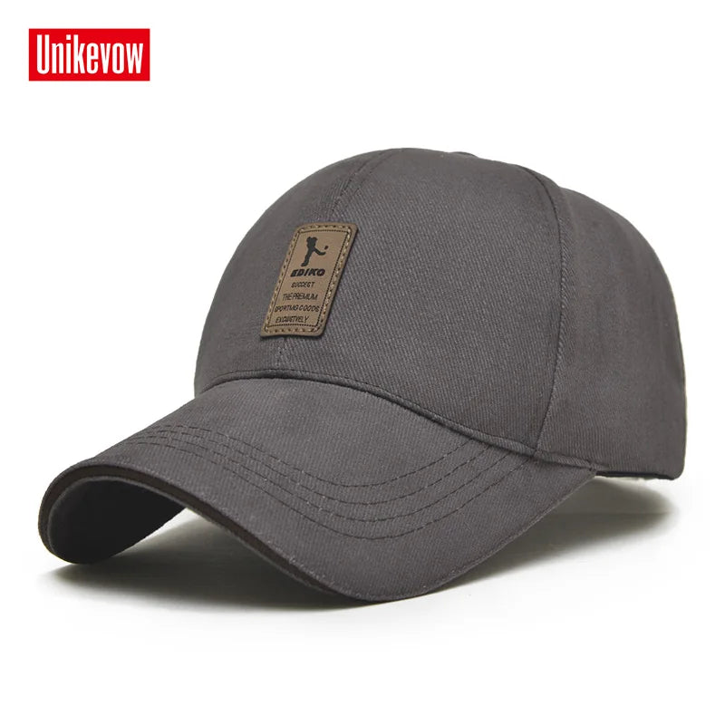 Casquette de baseball ajustable pour homme – Casquette décontractée unie – Mode snapback pour l'été et l'automne – 1 pièce