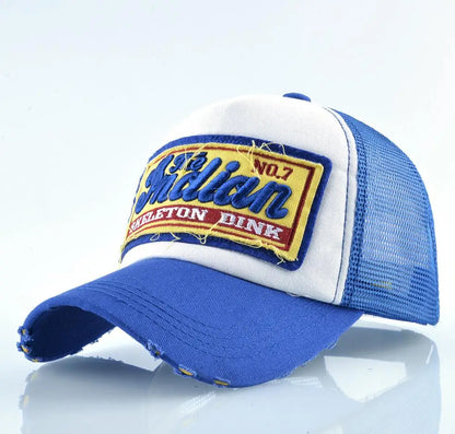 Casquette Unisexe Style Baseball – Broderie Lettrée & Maille Respirante
