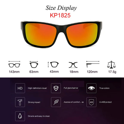 Lunettes de Soleil Homme Polarisées – Marque de Luxe, Qualité Supérieure