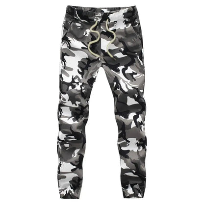 Pantalon jogger homme automne 2025 – Pantalon sarouel style crayon, camouflage militaire, coupe ample et confortable – Pantalon cargo camo