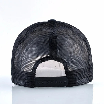 Casquette Unisexe Style Baseball – Broderie Lettrée & Maille Respirante