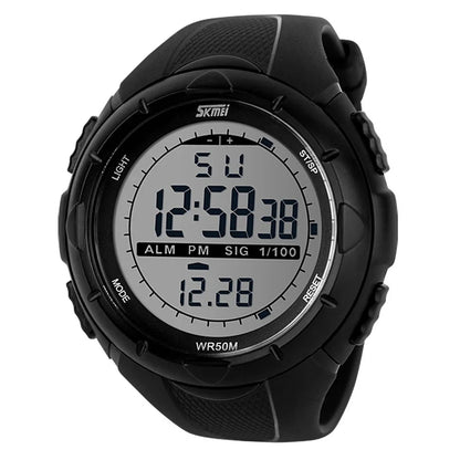 Montre militaire SKMEI pour homme – Style simple & robuste – Étanche, antichoc, avec alarme – Idéale pour le sport et l’aventure