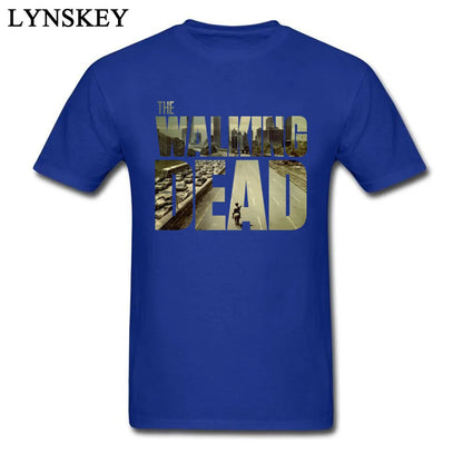 T-shirt The Walking Dead Funky – Homme, manches courtes, 100% coton, personnalisé – Style boyfriend cool, coloris noir