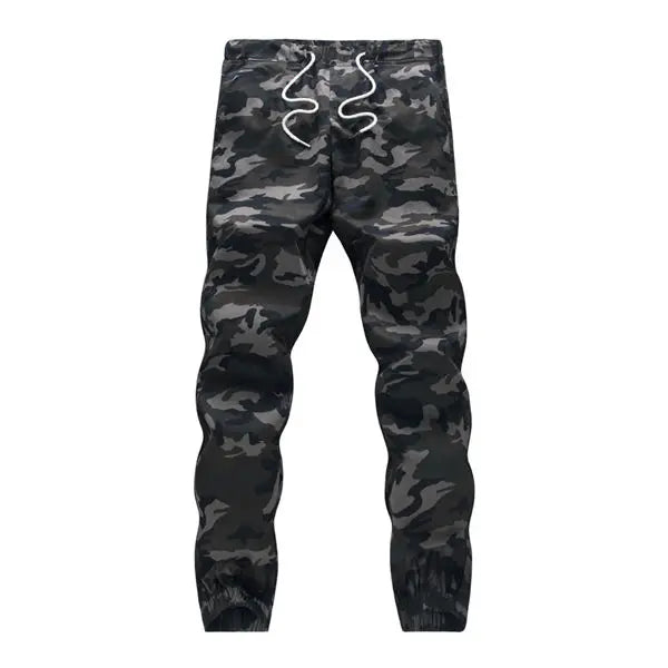 Pantalon jogger homme automne 2025 – Pantalon sarouel style crayon, camouflage militaire, coupe ample et confortable – Pantalon cargo camo