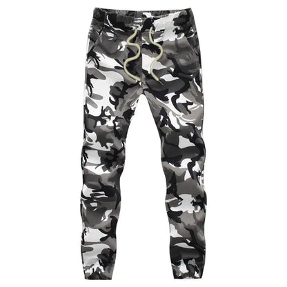 Pantalon jogger homme automne 2025 – Pantalon sarouel style crayon, camouflage militaire, coupe ample et confortable – Pantalon cargo camo