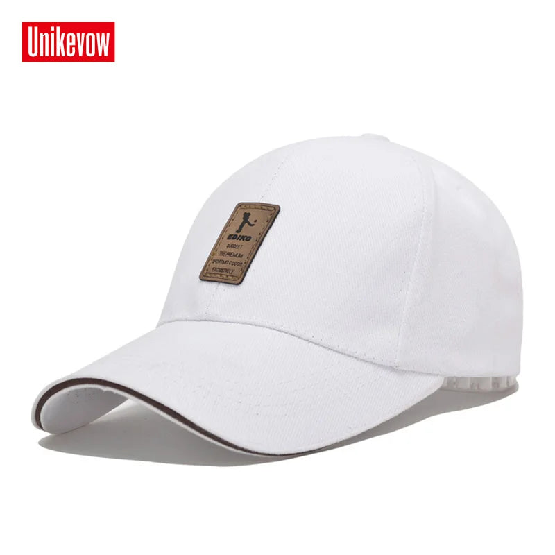 Casquette de baseball ajustable pour homme – Casquette décontractée unie – Mode snapback pour l'été et l'automne – 1 pièce