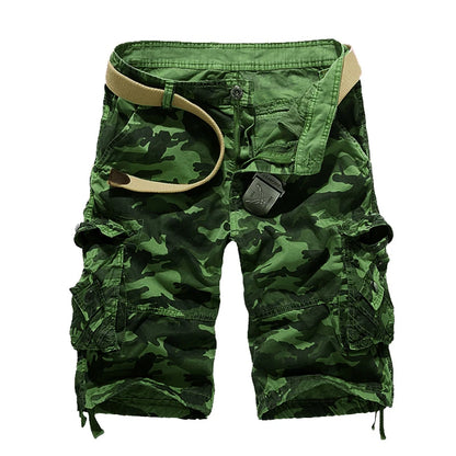 Short cargo homme camouflage loose 2025 – Short militaire cool d’été, style cargo décontracté
