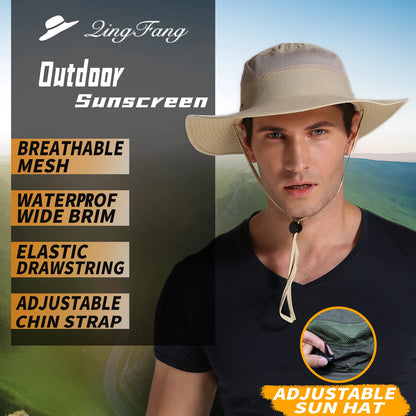 Bob Unisexe Anti-UV – Chapeau de Pêche Respirant et Séchage Rapide
