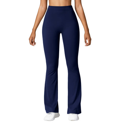 Leggings Femme Fashion Micro Horn – Taille V-Dos, Taille Haute, Effet Push-Up Fessier, Pantalon de Sport Slim & Décontracté