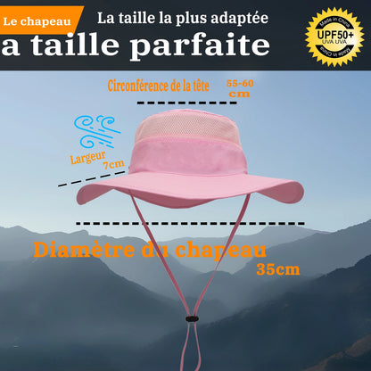 Bob Unisexe Anti-UV – Chapeau de Pêche Respirant et Séchage Rapide