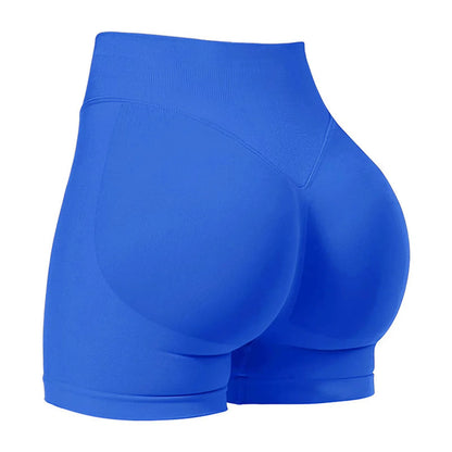 Shorts Femme Seamless – Taille Basse – Yoga et Sport – Haute Élasticité