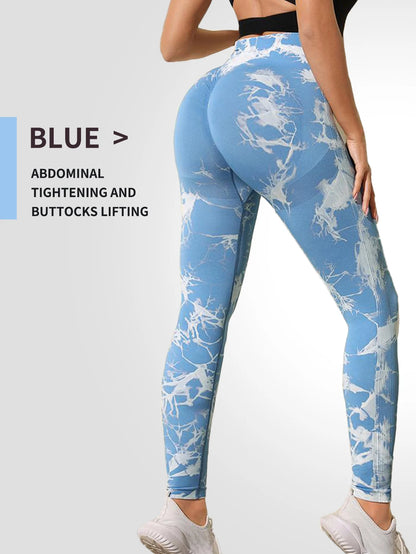 Legging Yoga Femme Taille Haute Seamless avec Effet Push-Up – Collants Fitness Longueur Cheville