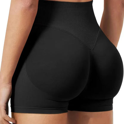 Shorts Femme Seamless – Taille Basse – Yoga et Sport – Haute Élasticité