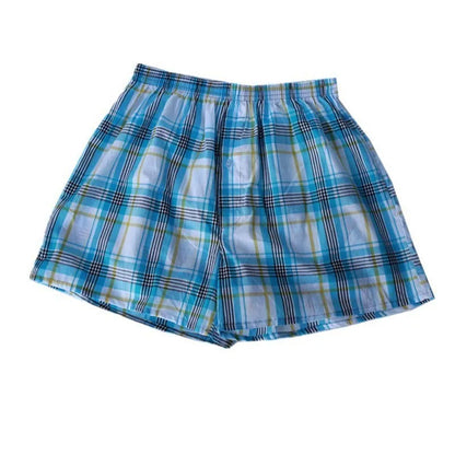 Lot de 4 boxers homme classiques à carreaux – Tailles M à 4XL – Coton confortable, sous-vêtements pour hommes