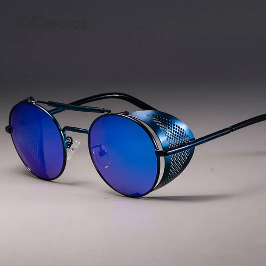 Lunettes de Soleil Rétro Rondes – Style Steampunk Unisexe