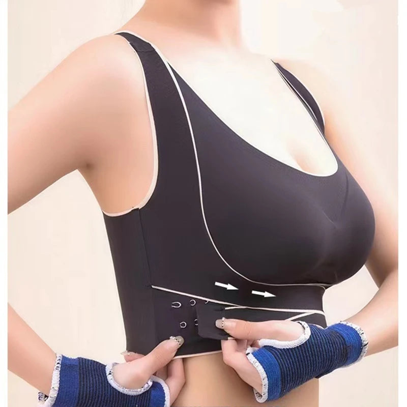 Soutien-gorge Sport Femme No Trace – Sans Armature, Anti-choc, Maintien Rassembleur, Dos Sublimé – Brassière Fitness & Yoga