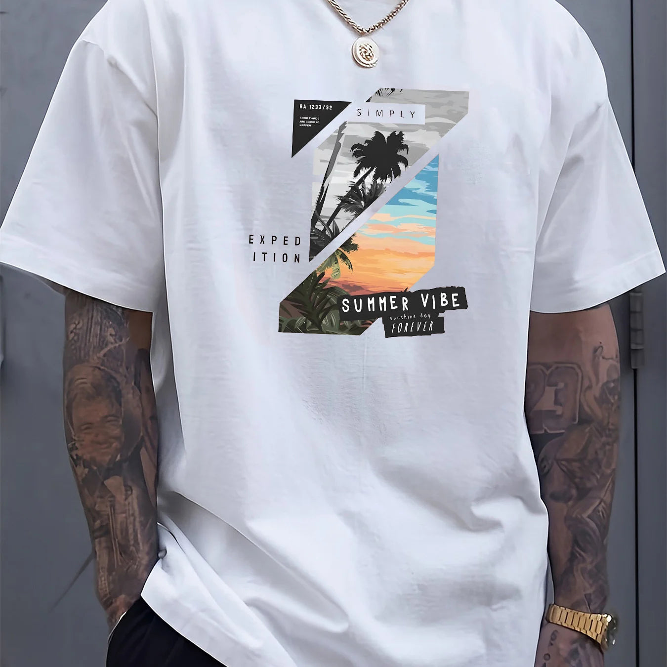 Men's summer 100 cotton fashionable casual loose solid color multi-color optional sports round neck short sleeved T-shirt top