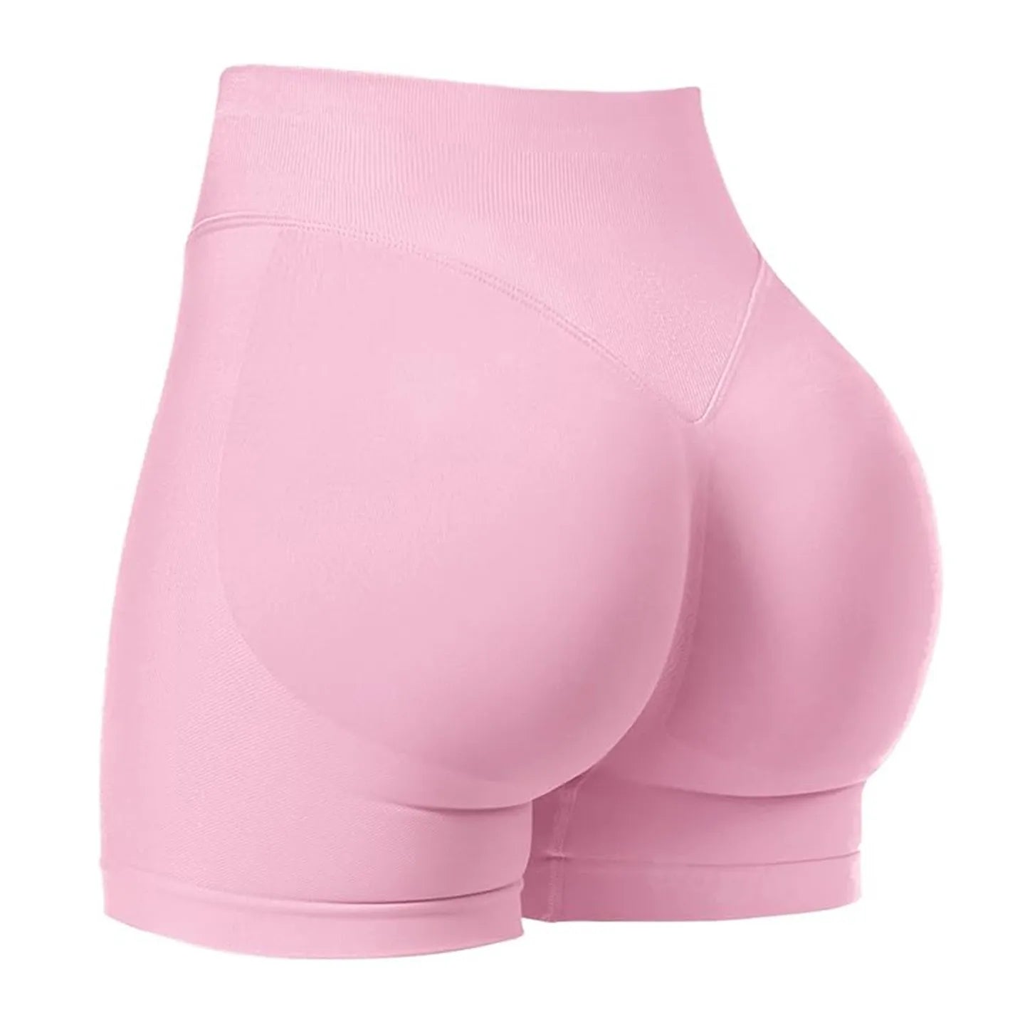 Shorts Femme Seamless – Taille Basse – Yoga et Sport – Haute Élasticité