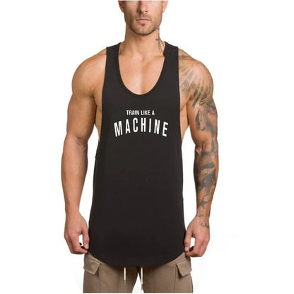 Marque vêtements de sport homme – Débardeur stringer bodybuilding et fitness – Haut d’entraînement musclé