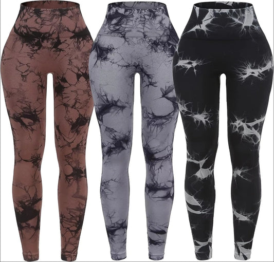 Legging Yoga Femme Taille Haute Seamless avec Effet Push-Up – Collants Fitness Longueur Cheville