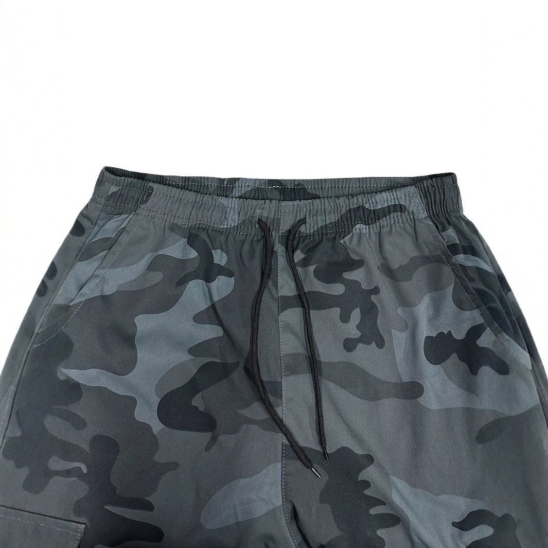 [Pantalon Cargo Camouflage Tendance] Pantalon cargo automne homme, coupe régulière décontractée, avec poches – Idéal pour les activités en plein air