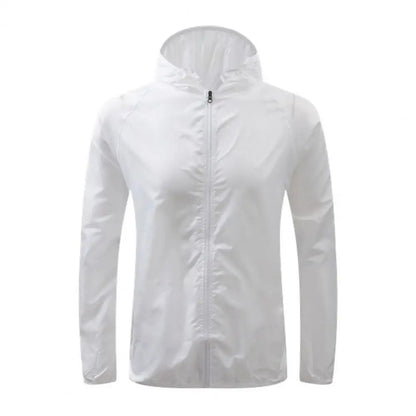 Summer UV Women Men Skin Coat Thin Quick Drying Sunscreen Coats Summer Anti uv Unisex Sports Jogging Windbreaker