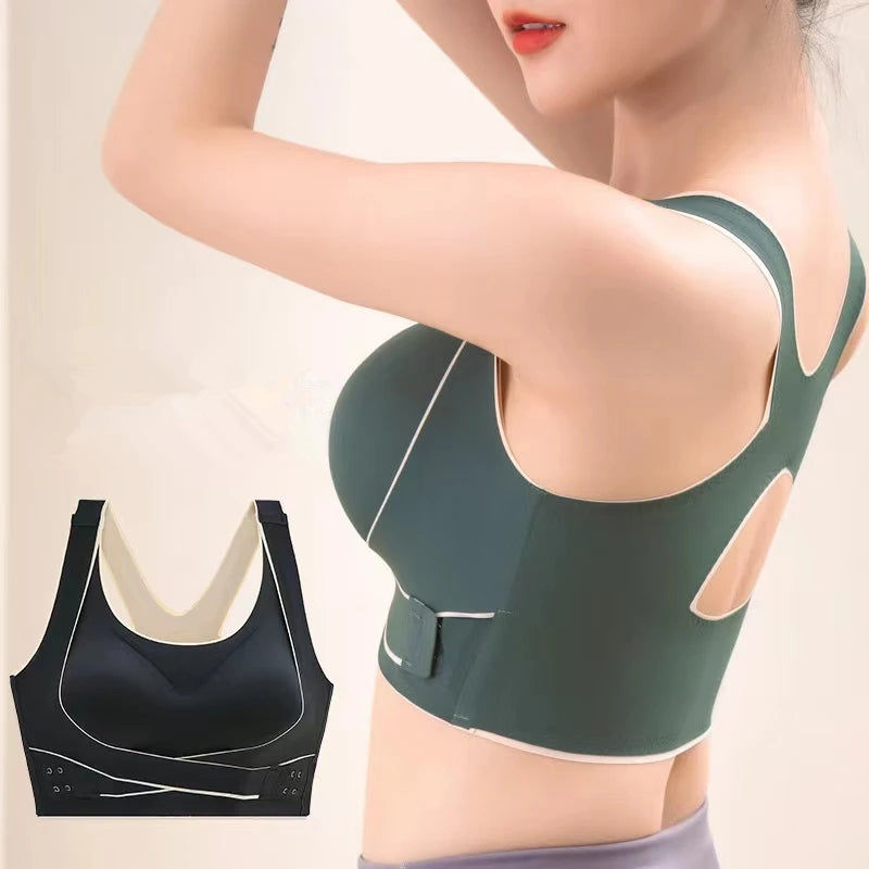 Soutien-gorge Sport Femme No Trace – Sans Armature, Anti-choc, Maintien Rassembleur, Dos Sublimé – Brassière Fitness & Yoga